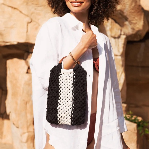 LAUDE THE LABEL Gabby Mini Macrame Bag - Picture 5 of 5